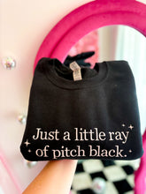 Load image into Gallery viewer, Pitch Black Embroidered Crewneck *MADE TO ORDER 10-15 BIZ DAYS*