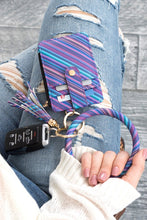 Load image into Gallery viewer, Key Ring Wallet Bracelet ID Zip Up