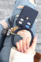 Load image into Gallery viewer, Key Ring Wallet Bracelet ID Zip Up