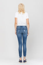 Load image into Gallery viewer, High Rise Ankle Skinny Hem Detail
