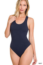 Load image into Gallery viewer, Premium Cotton Racer Back Tank Bodysuit
