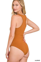 Load image into Gallery viewer, Premium Cotton Racer Back Tank Bodysuit
