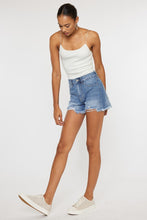 Load image into Gallery viewer, High Rise DENIM SHORTS JEANS- KC9145M-OP
