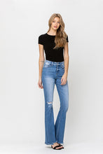 Load image into Gallery viewer, High Rise Flare W/Flare Detail Jeans
