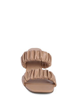Load image into Gallery viewer, LADY LYNN GATHER AROUND SLIP-ON HEELED SANDAL
