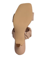 Load image into Gallery viewer, LADY LYNN GATHER AROUND SLIP-ON HEELED SANDAL
