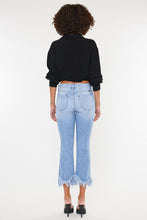 Load image into Gallery viewer, HIGH RISE CROP BOOTCUT DENIM PANTS-KC9354M
