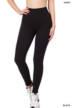 Load image into Gallery viewer, Ribbed Seamless High Waisted Full Length Leggings
