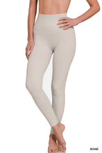 Load image into Gallery viewer, Ribbed Seamless High Waisted Full Length Leggings
