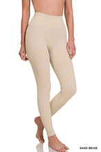 Load image into Gallery viewer, Ribbed Seamless High Waisted Full Length Leggings
