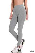 Load image into Gallery viewer, Ribbed Seamless High Waisted Full Length Leggings
