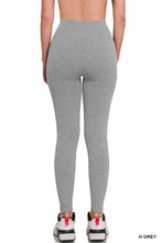 Load image into Gallery viewer, Ribbed Seamless High Waisted Full Length Leggings
