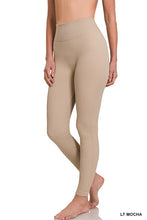 Load image into Gallery viewer, Ribbed Seamless High Waisted Full Length Leggings
