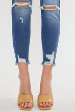 Load image into Gallery viewer, HIGH RISE FRAY HEM ANKLE SKINNYJEANS- KC9130M
