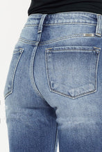 Load image into Gallery viewer, High Rise Hem Detail Slim Straight Jeans
