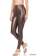 Load image into Gallery viewer, High Rise Faux Leather Leggings
