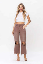 Load image into Gallery viewer, 90&#39;s Vintage Crop Flare Jean
