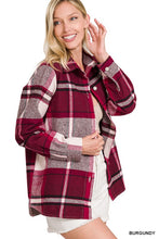 Load image into Gallery viewer, Yarn Dyed Plaid Shacket
