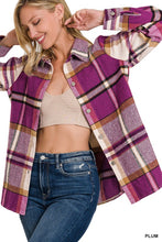 Load image into Gallery viewer, Yarn Dyed Plaid Shacket
