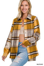 Load image into Gallery viewer, Yarn Dyed Plaid Shacket
