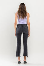 Load image into Gallery viewer, High Rise Raw Step Hem Crop Flare Jeans
