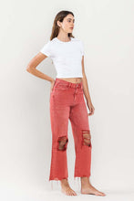 Load image into Gallery viewer, 90s Vintage Crop Flare Jeans
