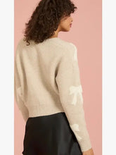 Load image into Gallery viewer, All over bow crop cardigan 
