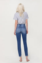 Load image into Gallery viewer, High Rise Ankle Skinny with Uneven Hem Detail
