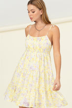 Load image into Gallery viewer, FLIRTY FLORAL TIE-STRAP MIDI DRESS
