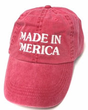 Load image into Gallery viewer, Made in Merica VintageWashed Baseball Cap
