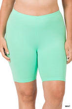 Load image into Gallery viewer, Plus Premium Cotton Biker Shorts
