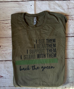 Back the green Long Sleeve