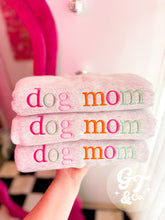 Load image into Gallery viewer, dog mom Embroidered Crewneck *MADE TO ORDER 10-15 BIZ DAYS*
