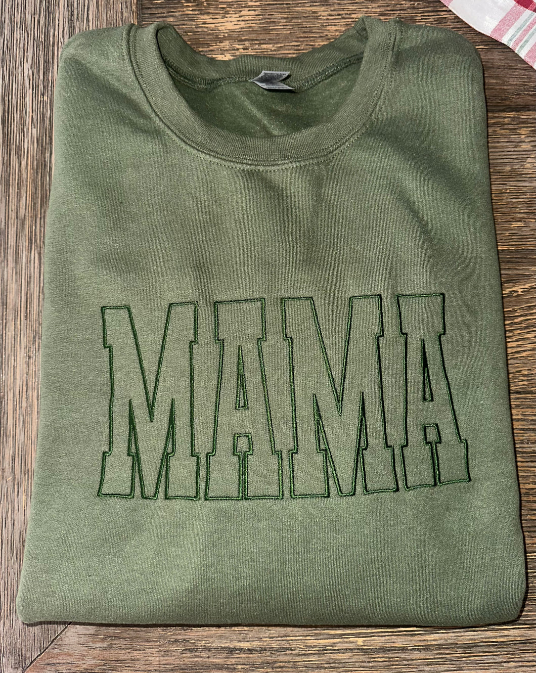 Monotone Embroidered MAMA