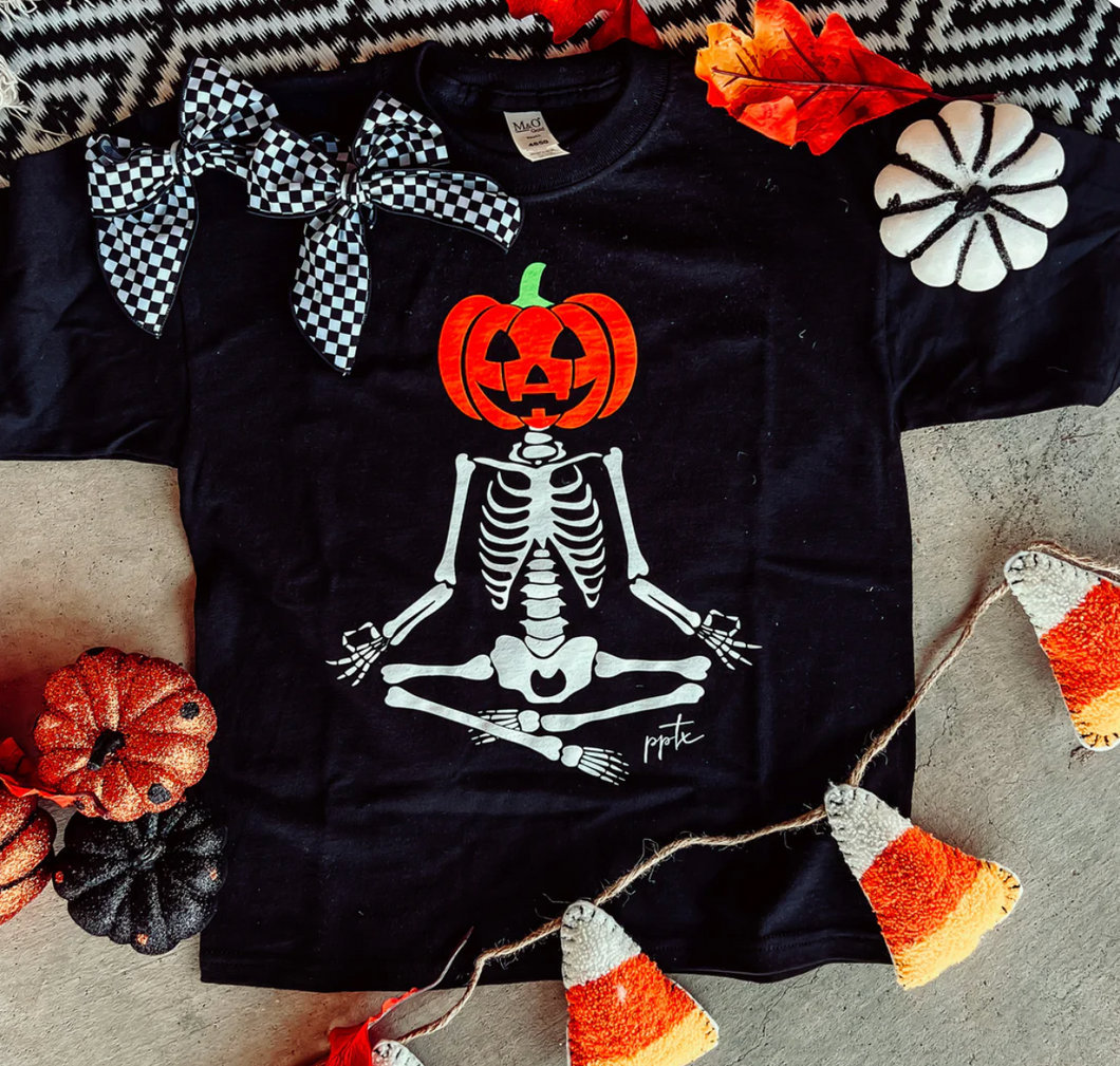 Youth Meditate Skelly Tee