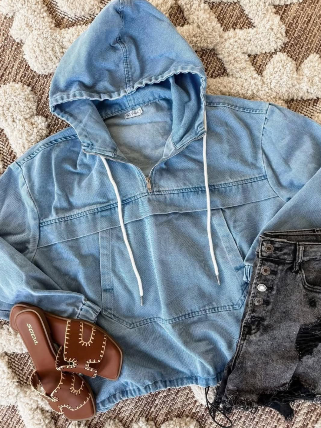 Denim Hoodie