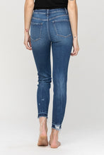 Load image into Gallery viewer, HIGH RISE RELEASED DISTRESSED HEM CROP SKINNY
