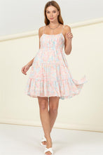 Load image into Gallery viewer, FLIRTY FLORAL TIE-STRAP MIDI DRESS
