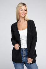 Load image into Gallery viewer, Melange Open Front Sweater Cardigan
