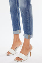 Load image into Gallery viewer, HIGH RISE CUFFED SLIM STRAIGHT JEANS - KC9250M
