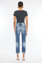 Load image into Gallery viewer, HIGH RISE CUFFED SLIM STRAIGHT JEANS - KC9250M
