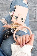 Load image into Gallery viewer, Key Ring Wallet Bracelet ID Zip Up
