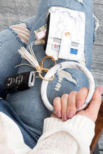 Load image into Gallery viewer, Key Ring Wallet Bracelet ID Zip Up
