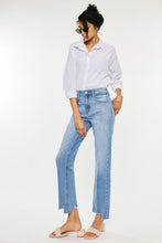 Load image into Gallery viewer, Kancan High Waist Raw Hem Straight Jeans
