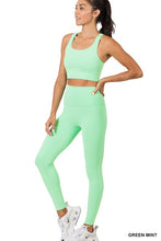 Load image into Gallery viewer, ATHLETIC RACERBACK TANK TOP &amp; LEGGINGS SET
