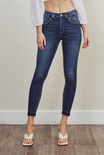 Load image into Gallery viewer, HIGH RISE ANKLE SKINNY JEANS-KC2510D
