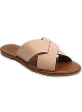 Load image into Gallery viewer, Cross band slide Sandal
