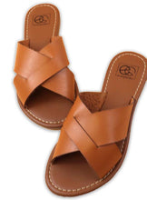 Load image into Gallery viewer, Cross band slide Sandal
