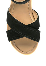 Load image into Gallery viewer, ULLA HIGH HEELED BLOCK SANDAL IN BLACK
