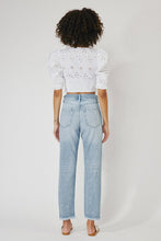 Load image into Gallery viewer, HIGH RISE SLIM STRAIGHT JEANS-KC8708M
